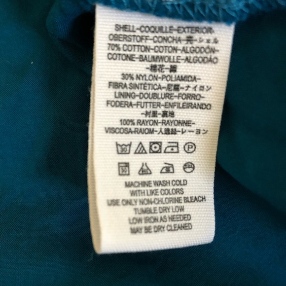 Free People Sheer Blue Lace Floral Dress - Size 0 - Picture 12 of 15